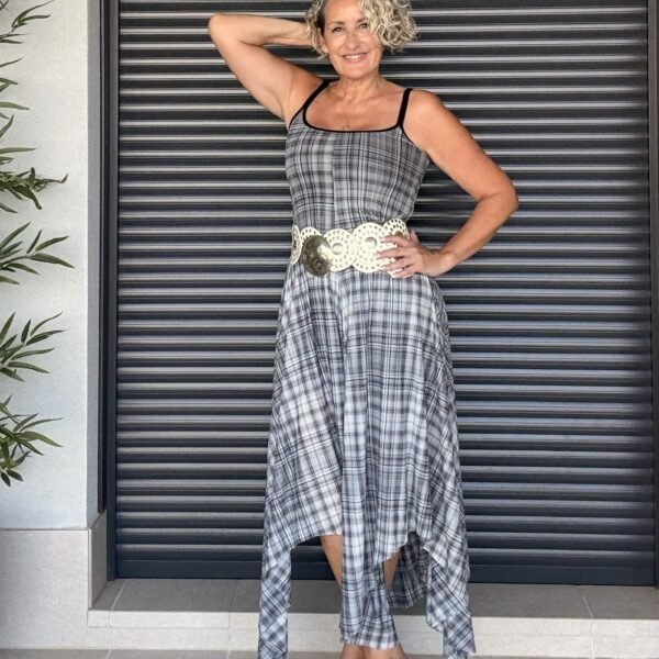 Vestido Cuadros Gales Vestido Cuadros Gales