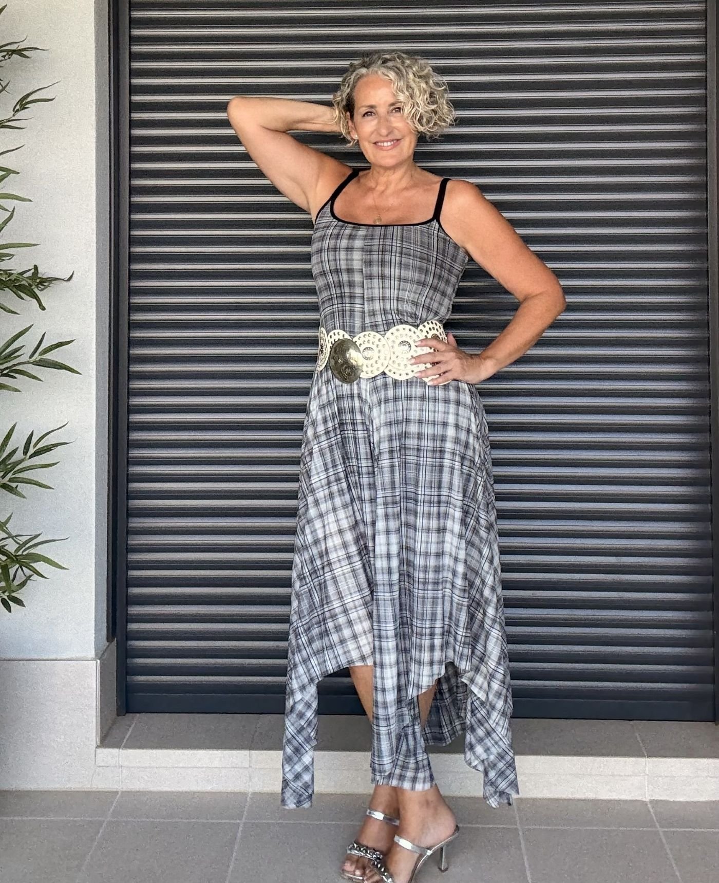 Vestido Cuadros Gales