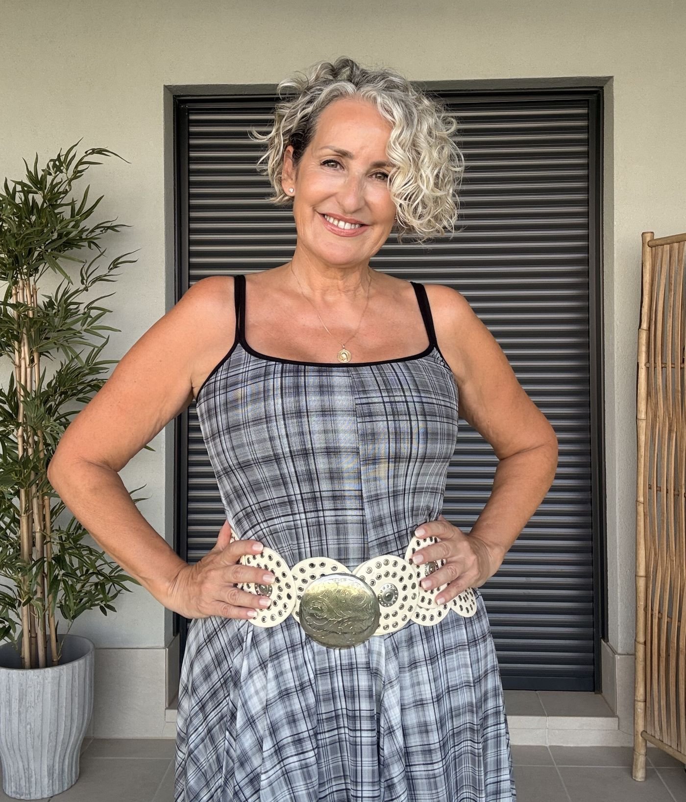 Vestido Cuadros Gales