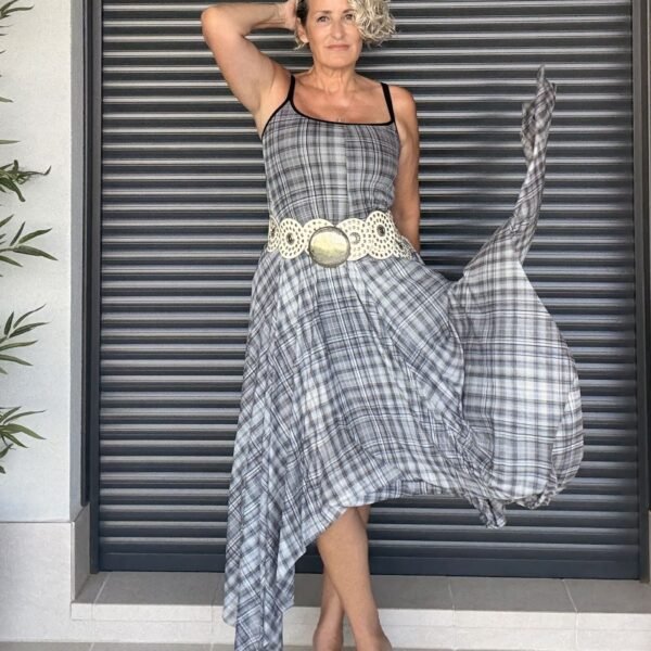 Vestido Cuadros Gales