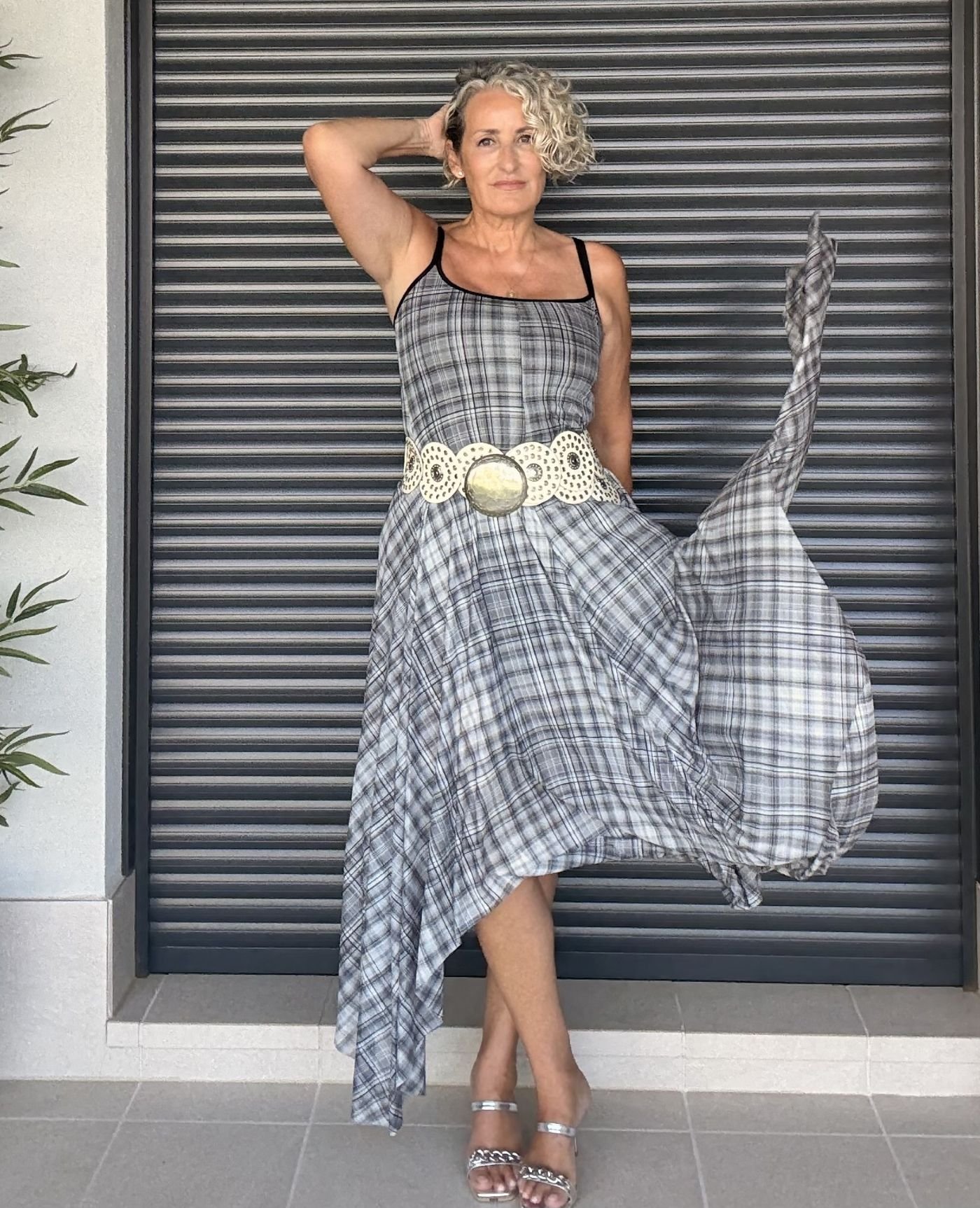 Vestido Cuadros Gales