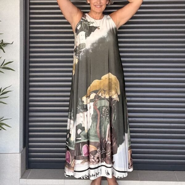 Vestido Verde Safari Vestido Verde Safari