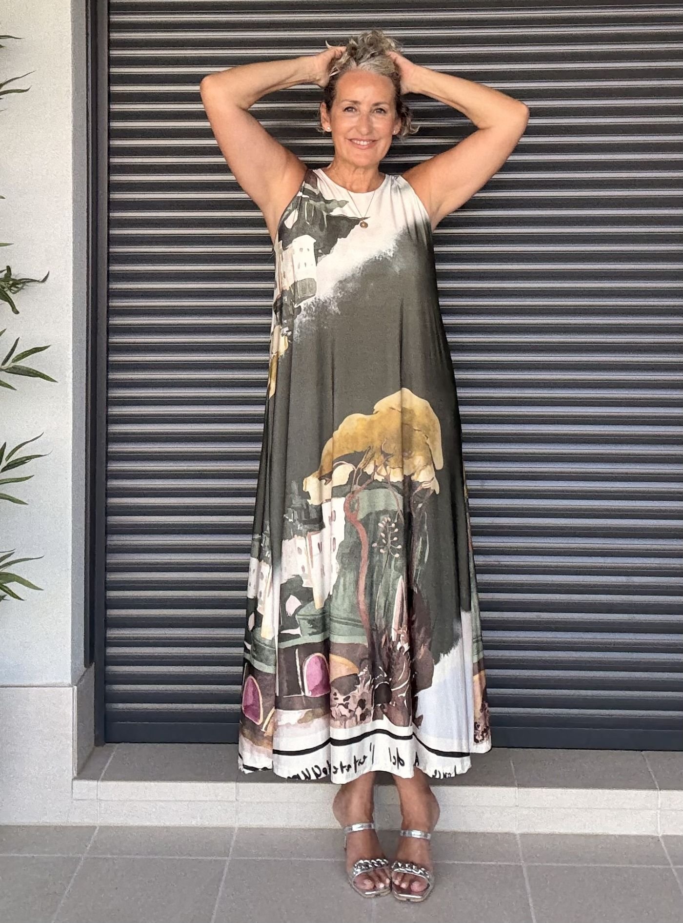 Vestido Verde Safari