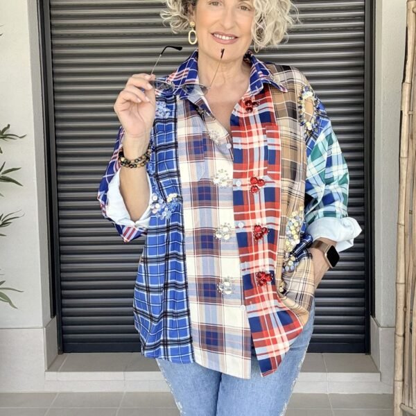 Blusa Cuadros Gales Blusa Cuadros Gales