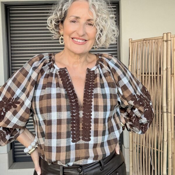 Camisa cuadros chocolate Camisa cuadros chocolate