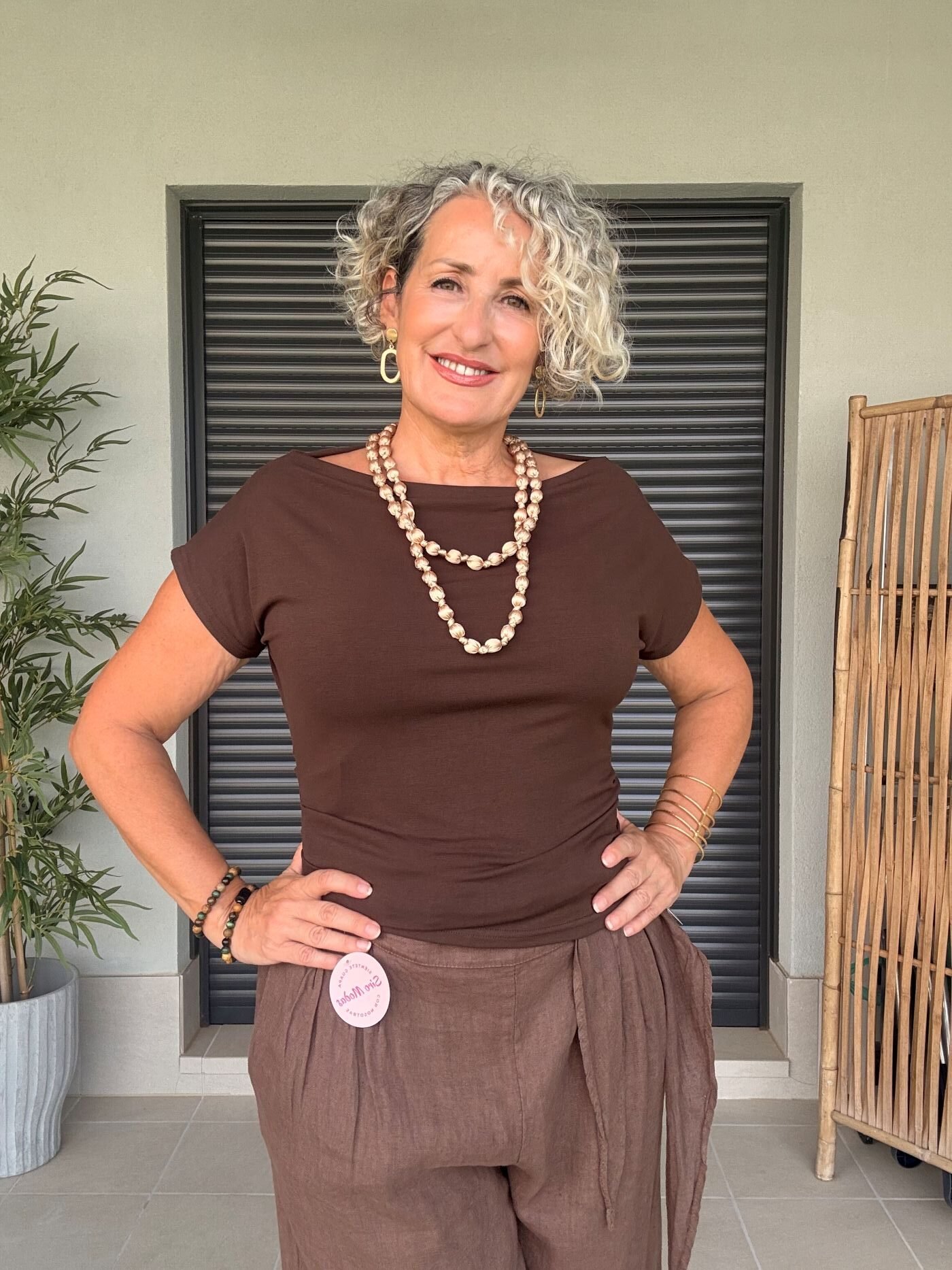 Camiseta Básica Chocolate