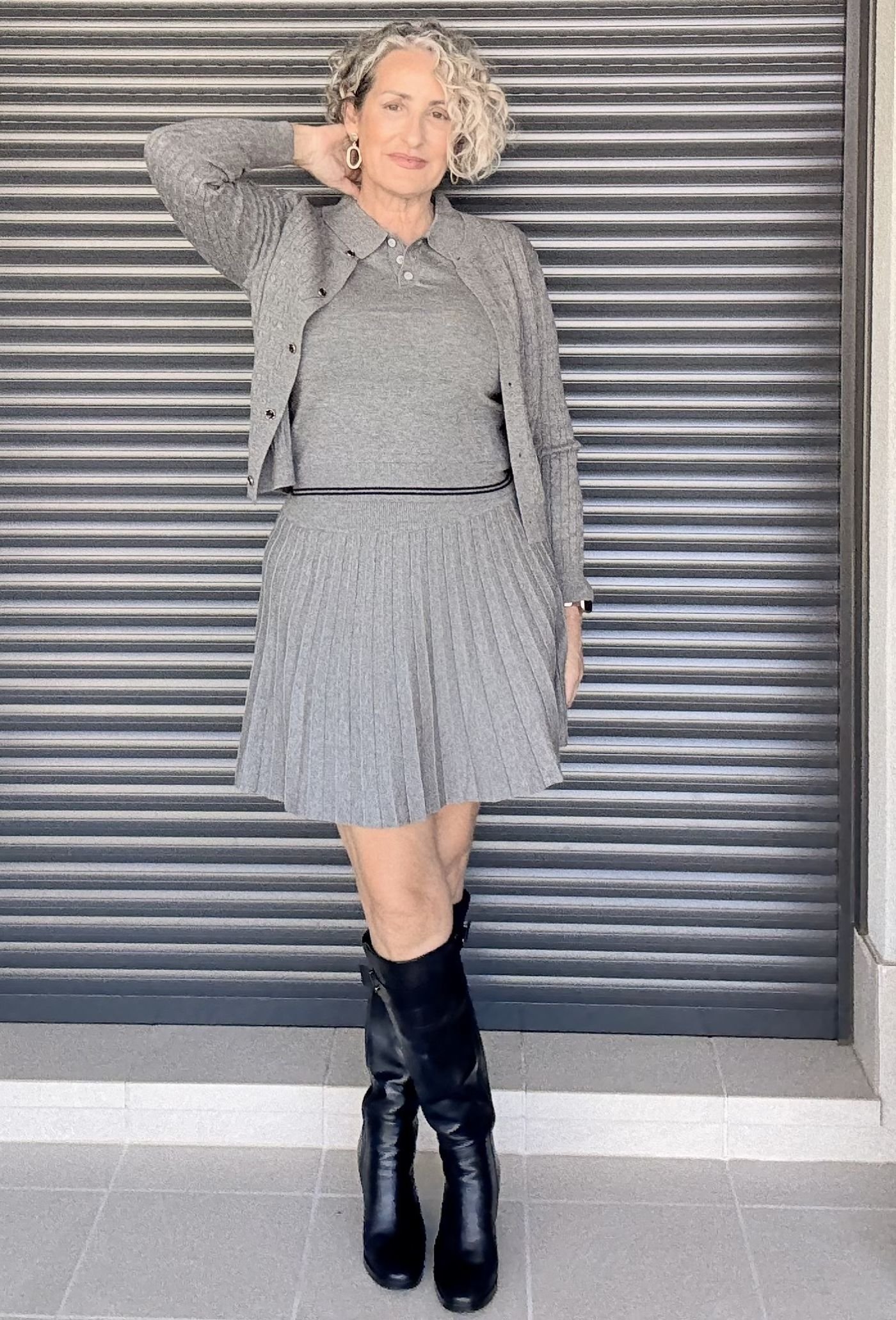 Conjunto Gris Punto Élite