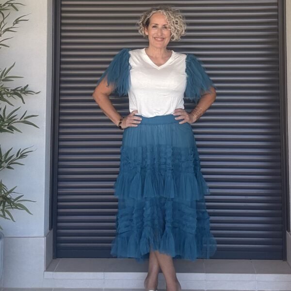 Falda Tul Verde Falda Tul Verde