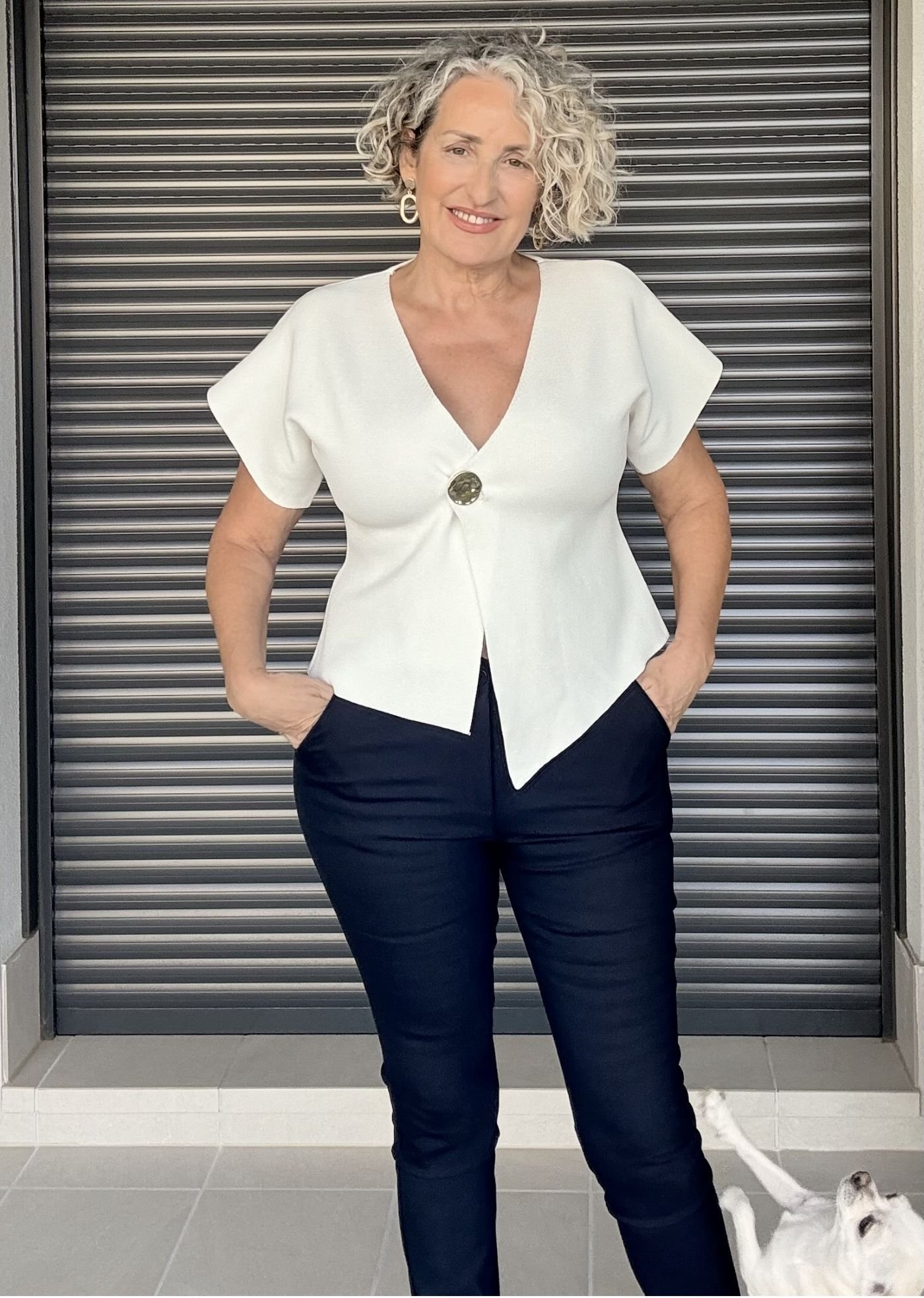 Pantalón Chino slim Azul