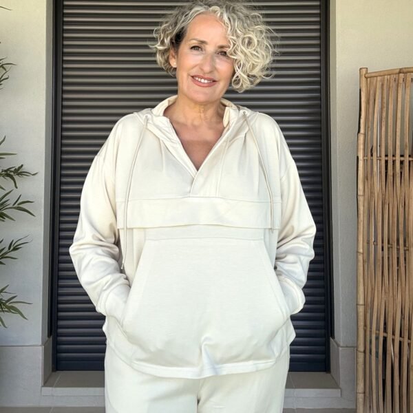 Sudadera beige sport