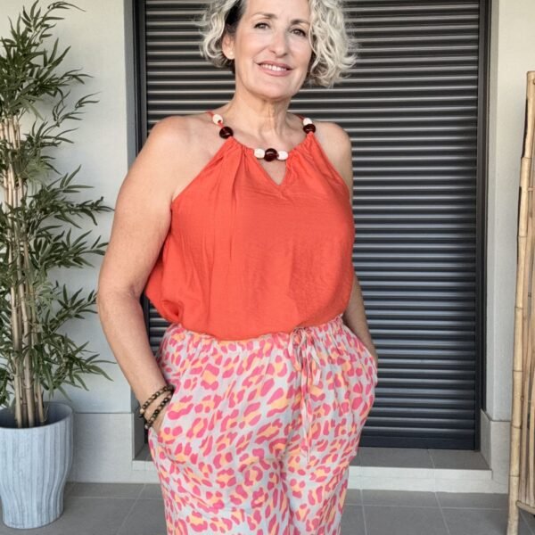 Top Naranja Instinto. Top Naranja Instinto.