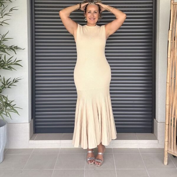 Vestido Sevilla beige