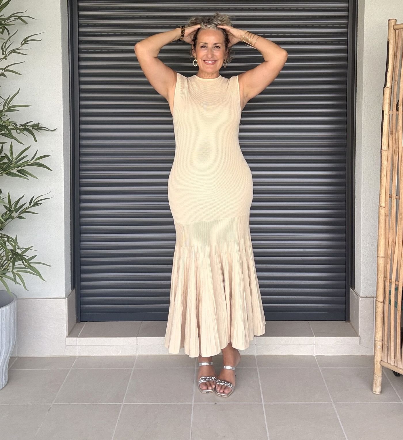 Vestido Sevilla beige