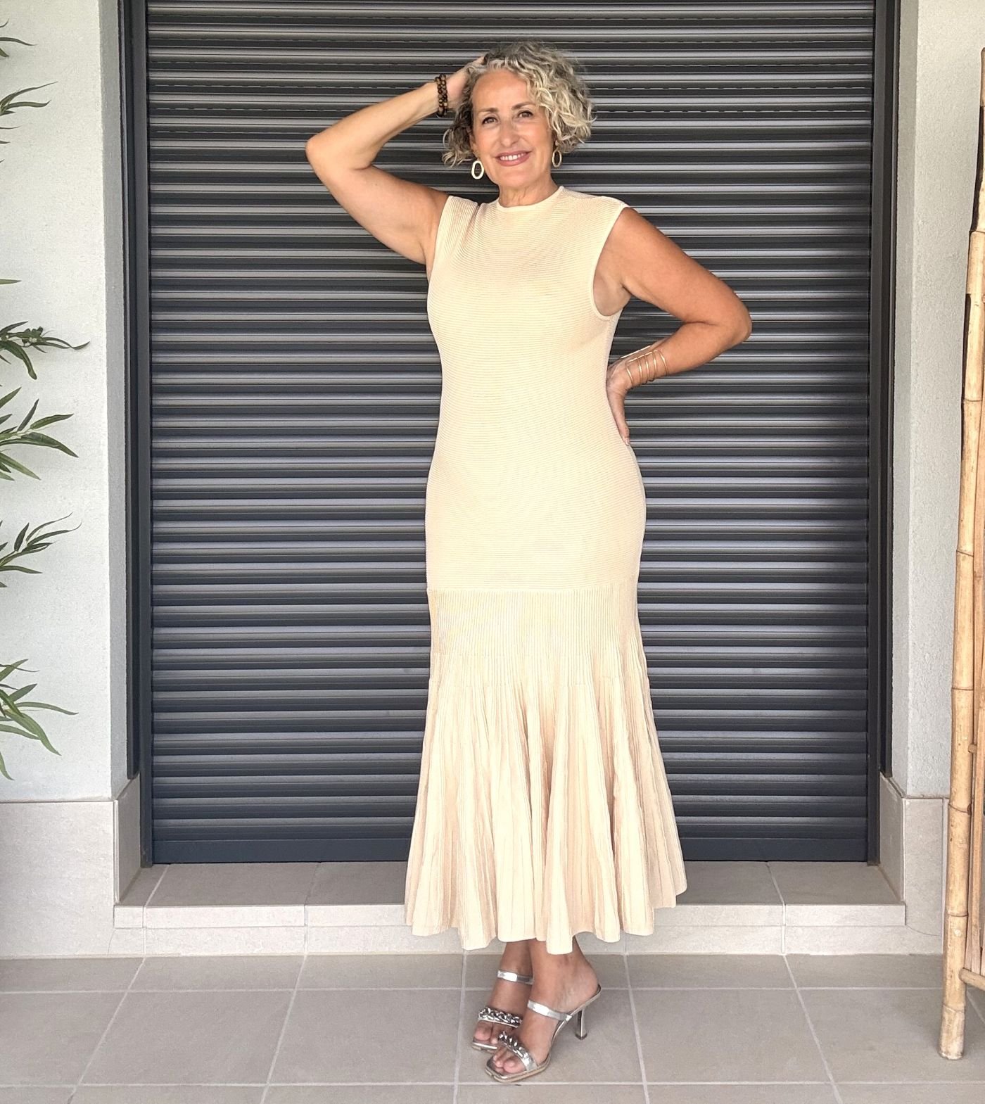 Vestido Sevilla beige