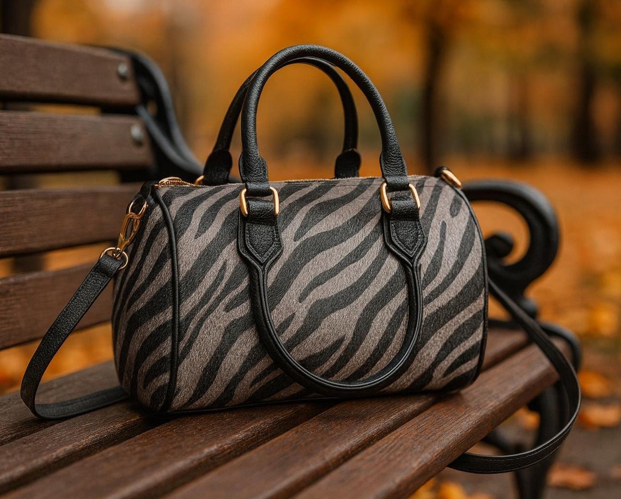 Bolso Animal Gris