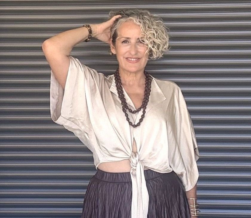 Colgante nudos chocolate.