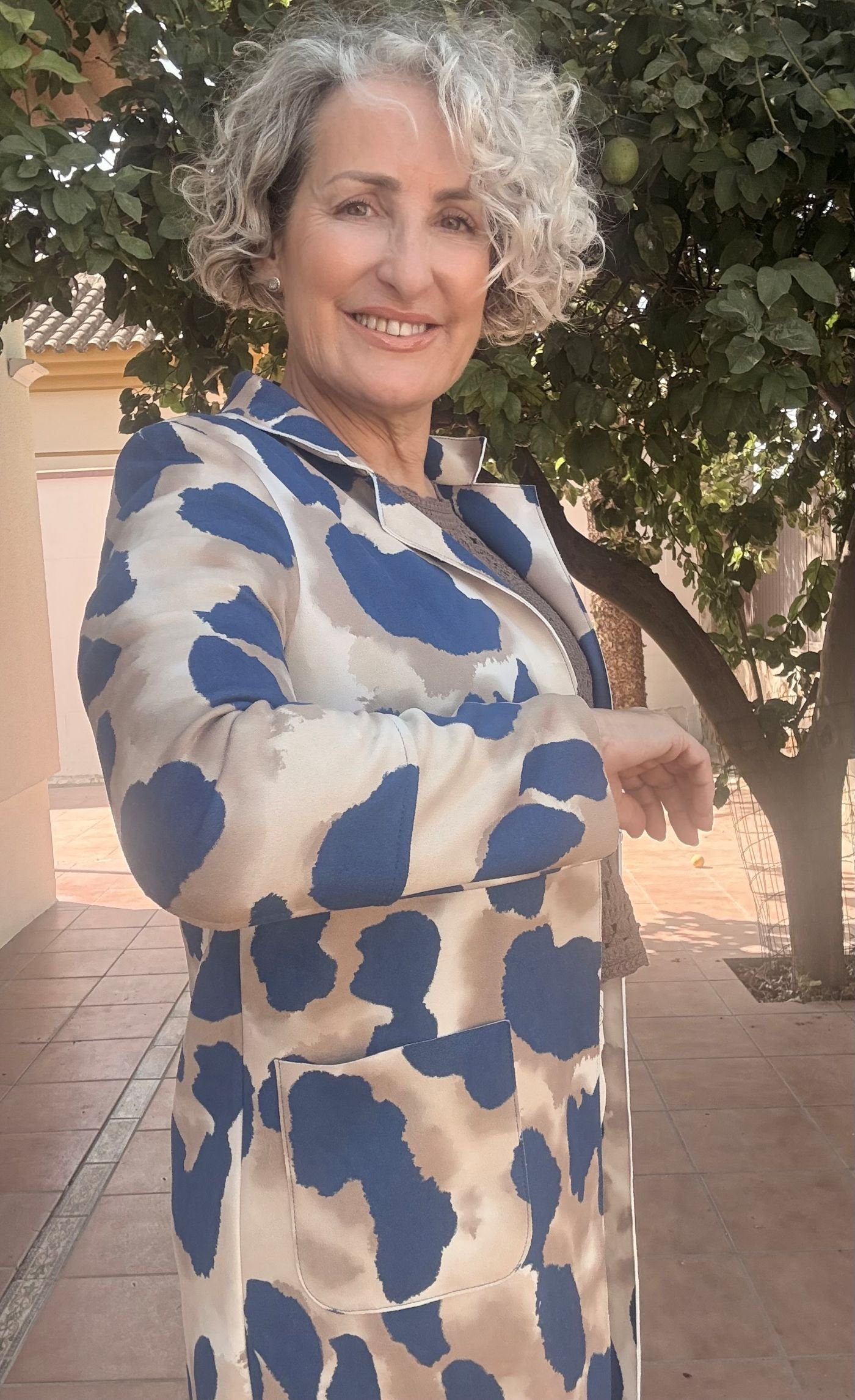 Abrigo Azul Antelina