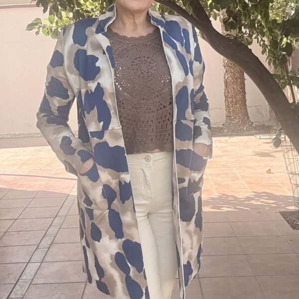 Abrigo Azul Antelina Abrigo Azul Antelina