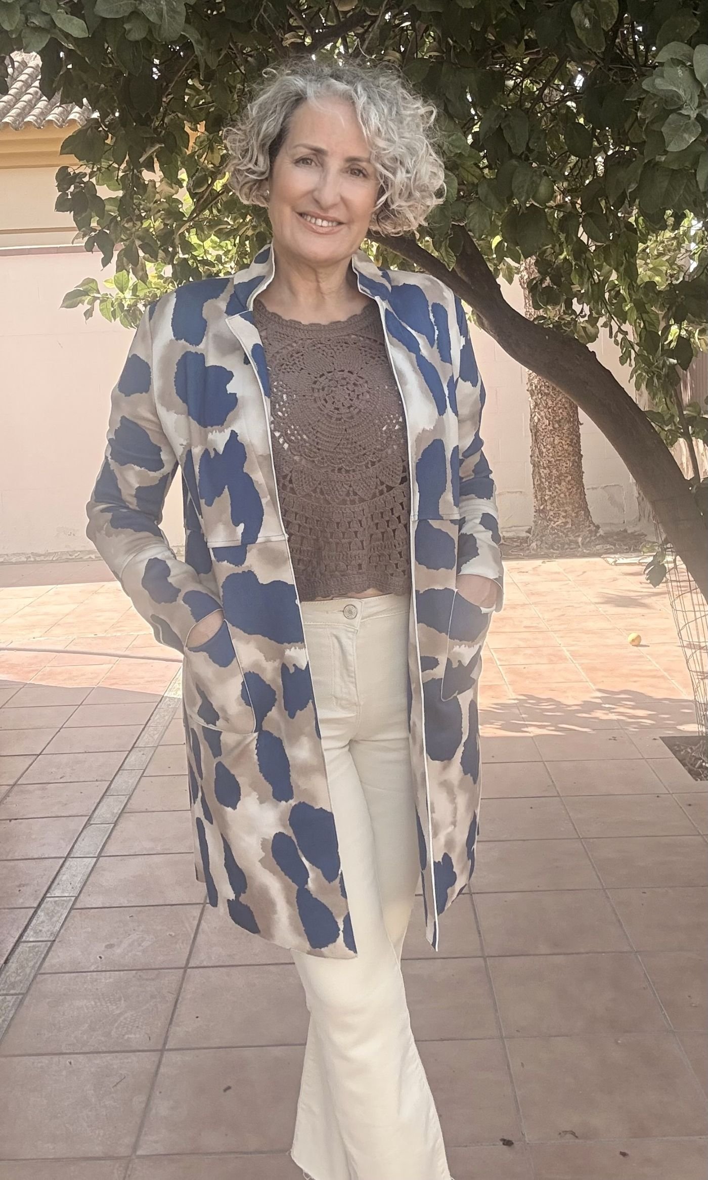 Abrigo Azul Antelina