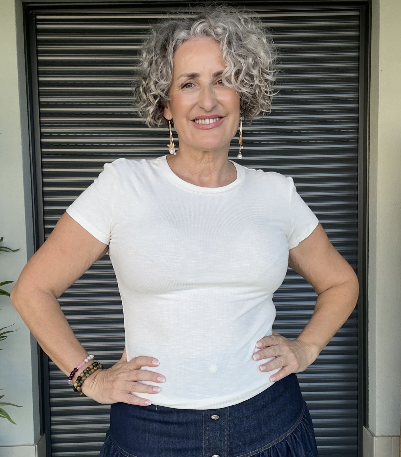 Camiseta Básica Beige Canalé