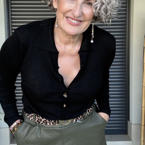 Jersey Negro Canalé Jersey Negro Canalé