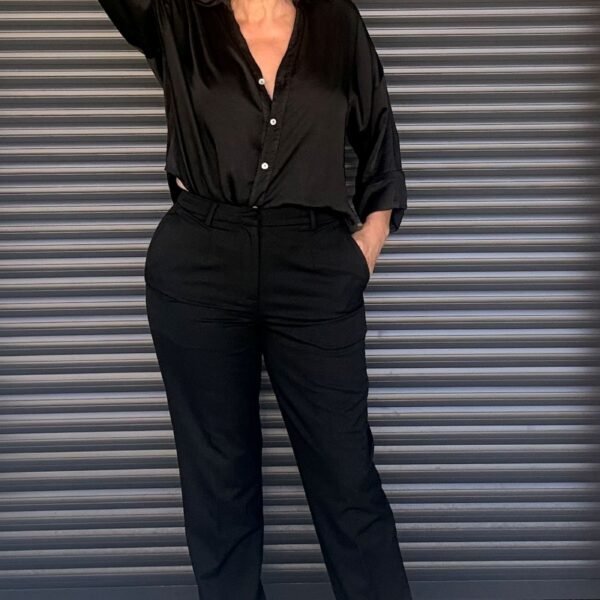 Pantalón Negro Vestir Pantalón Negro Vestir