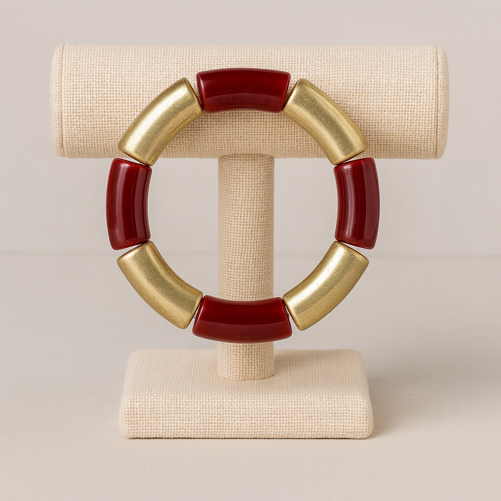 Pulsera Soleil Burdeos