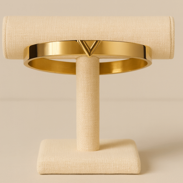 Pulsera Acero Dorado Cierre Clic