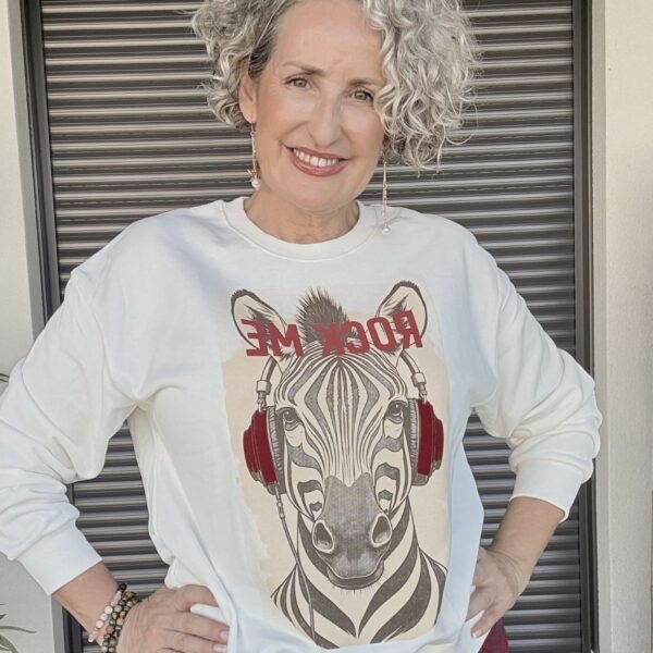 Sudadera Rock Cebra Sudadera Rock Cebra