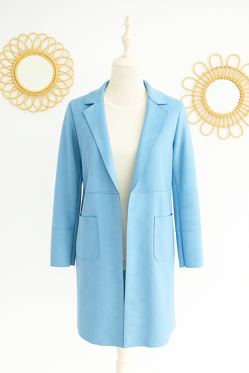 Abrigo Azul Medio Antelina