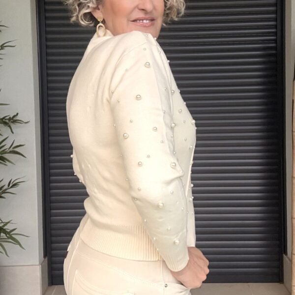 Chaqueta Beige Punto Chaqueta Beige Punto