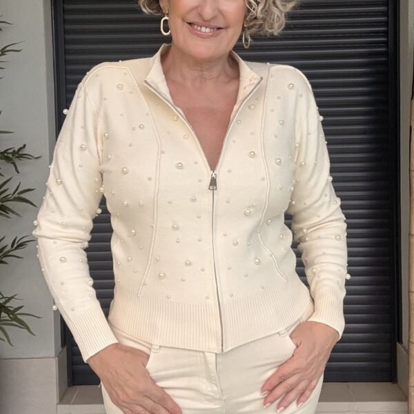 Chaqueta Beige Punto