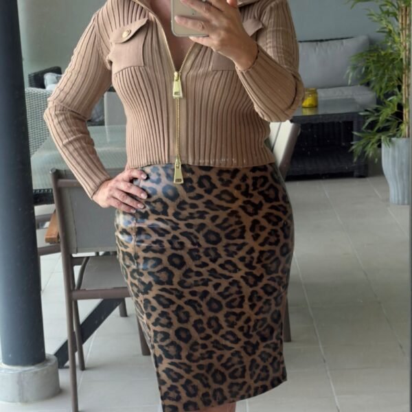 Falda Polipiel Animal Print Falda Polipiel Animal Print