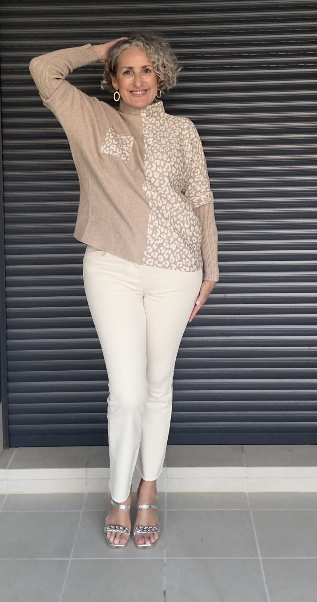 Jersey Camel Animal Print