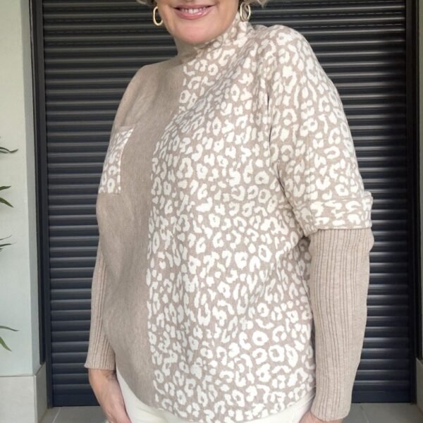 Jersey Camel Animal Print Jersey Camel Animal Print