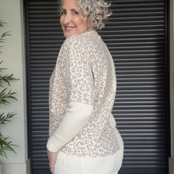 Jersey Beige Animal Print Jersey Beige Animal Print