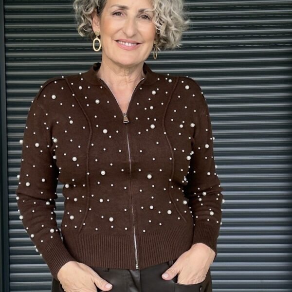 Chaqueta Punto Chocolate