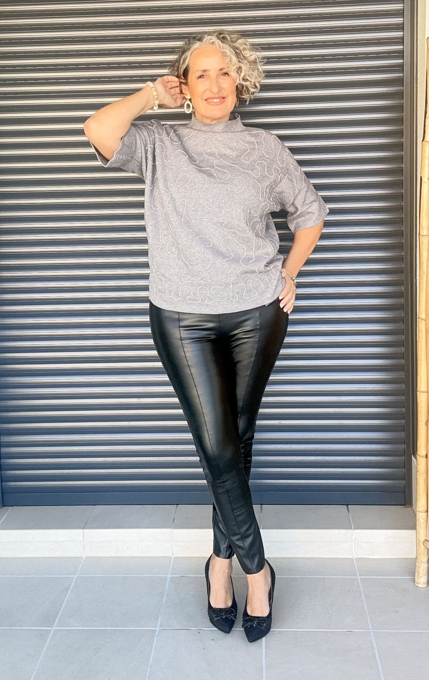 Leggins Negro Polipiel