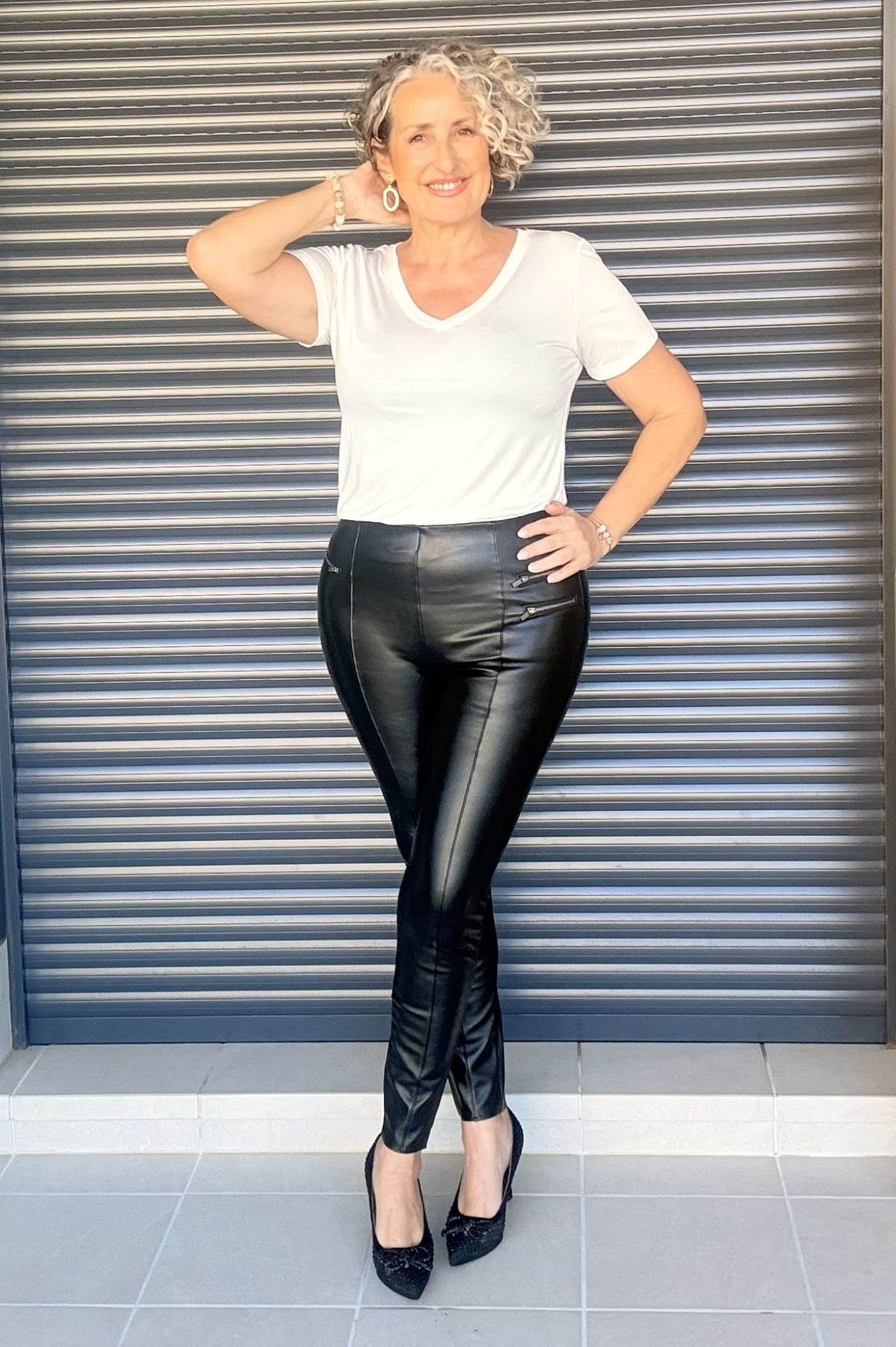 Leggins negro Polipiel