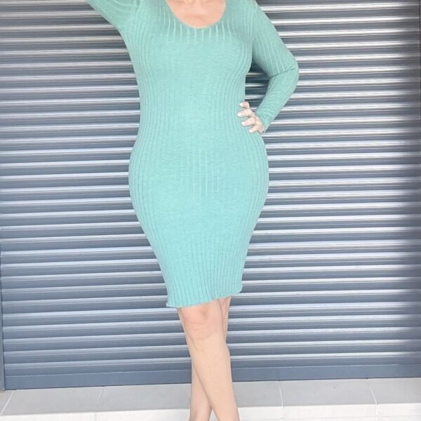 Vestido Lana Verde