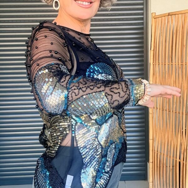 Blusa Tul Lentejuelas Joy Blusa Tul Lentejuelas Joy