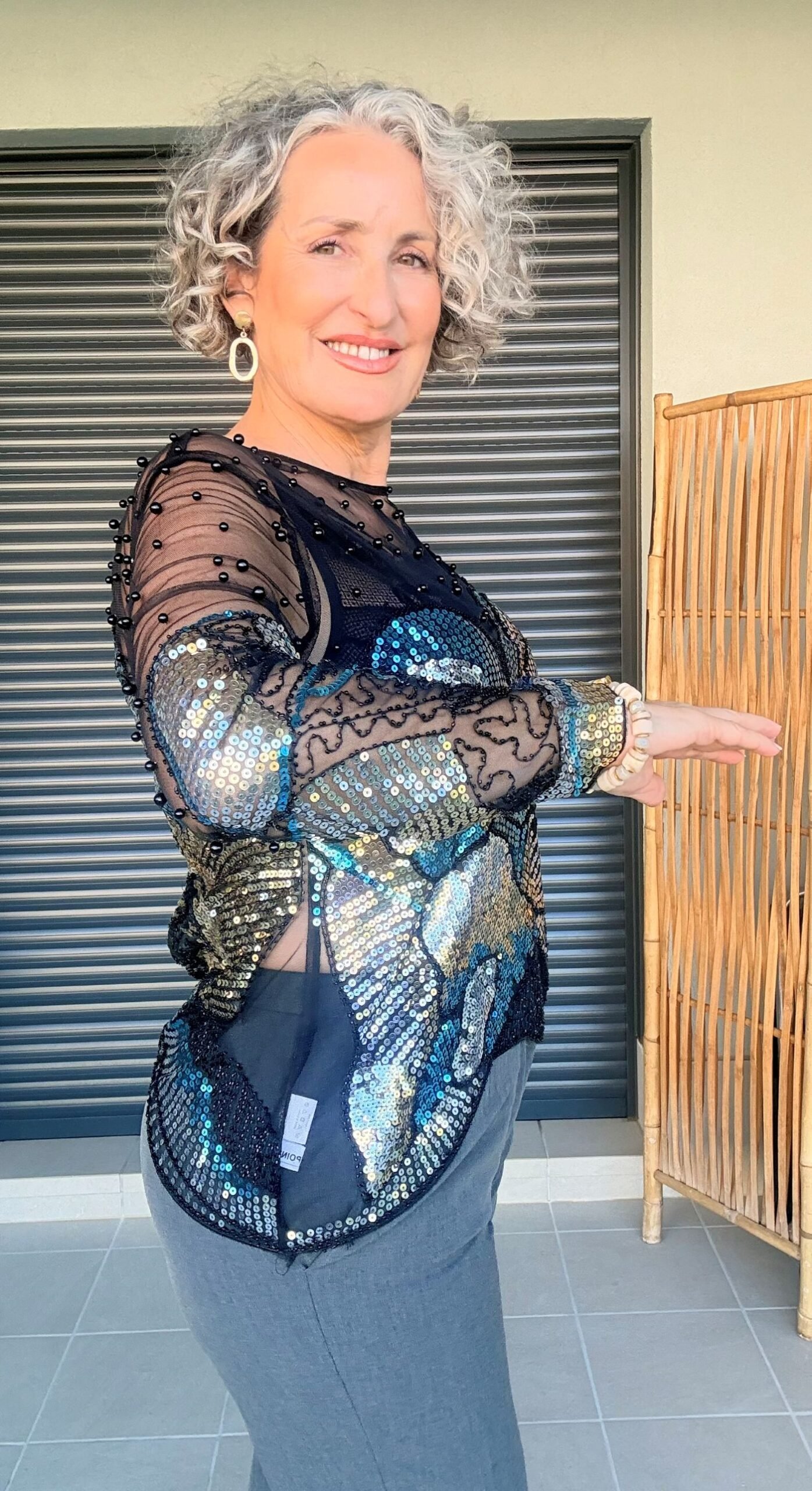 Blusa Tul Lentejuelas Joy