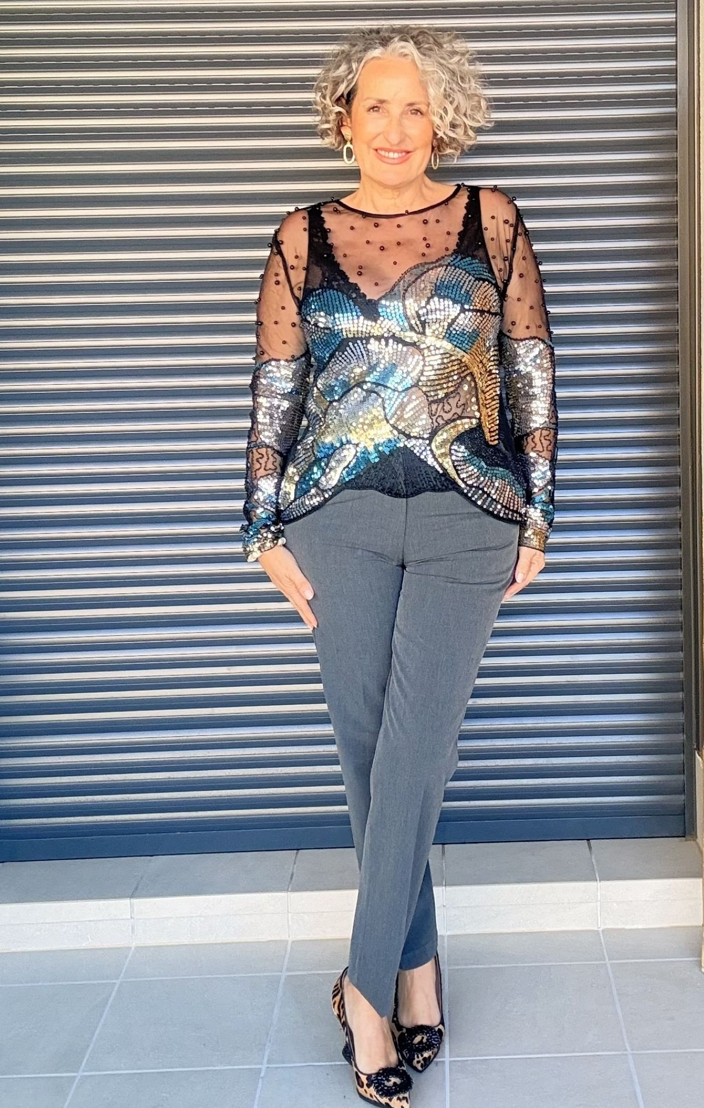 Blusa Tul Lentejuelas Joy